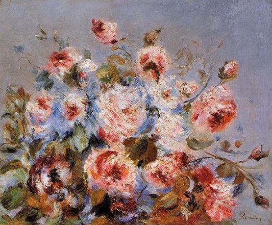 Roses From Wargemont by Pierre Auguste Renoir