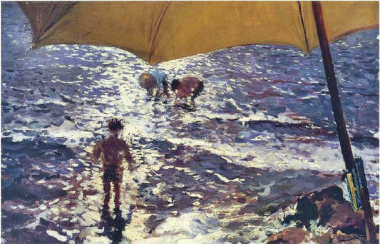 Midday At Valencia Beach by Joaquin Sorolla y Bastida