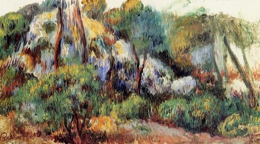 Purple Landscape by Pierre Auguste Renoir