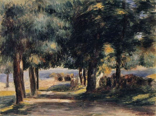 Pine Wood On The Cote D’Azur by Pierre Auguste Renoir
