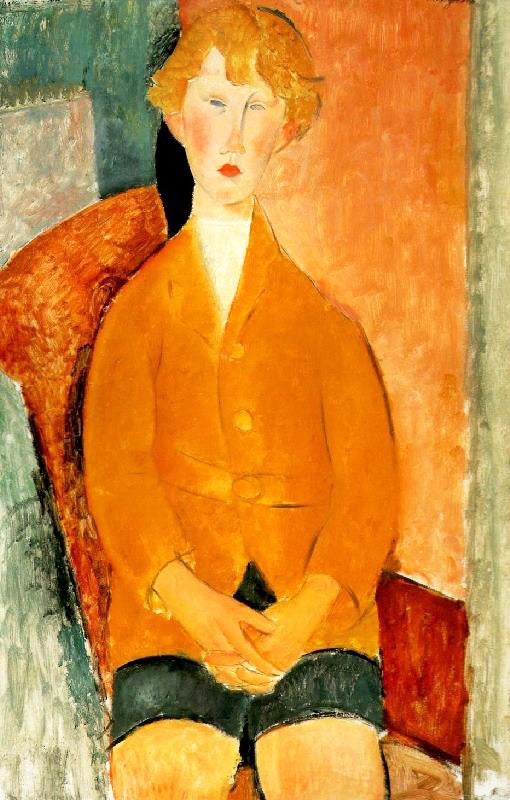 Boy In Short Pants by Amedeo Modigliani