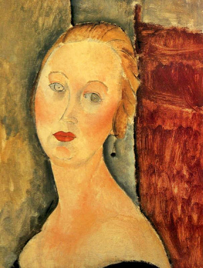 Germaine Survage With Earrings by Amedeo Modigliani