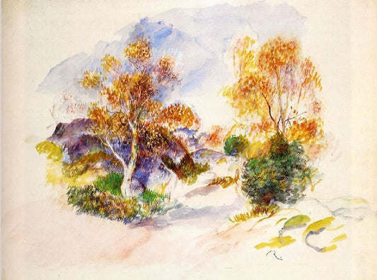 Landscape With Trees by Pierre Auguste Renoir