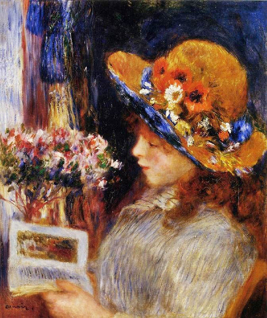 Young Girl Reading by Pierre Auguste Renoir