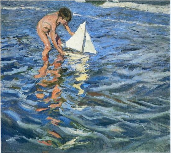 The Young Yachtsman by Joaquin Sorolla y Bastida