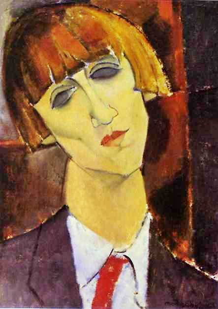Portrait Of Madame Kisling by Amedeo Modigliani