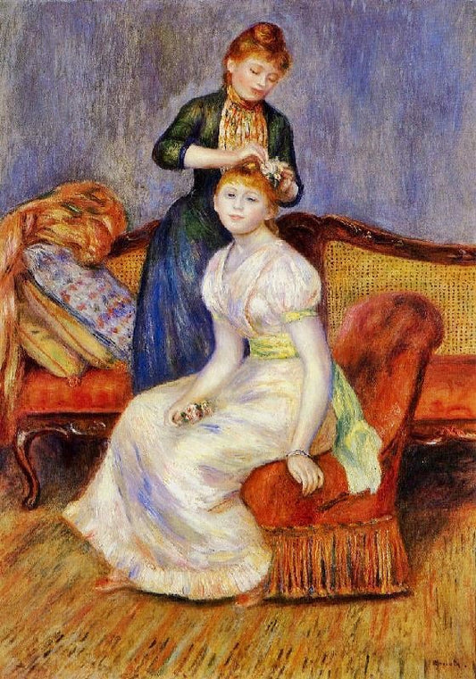 The Coiffure by Pierre Auguste Renoir