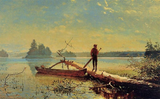 An Adirondack Lake by Winslow Homer