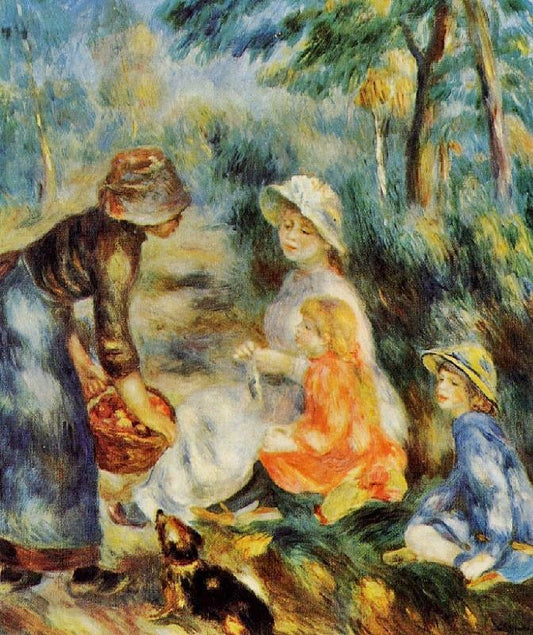 The Apple Seller by Pierre Auguste Renoir