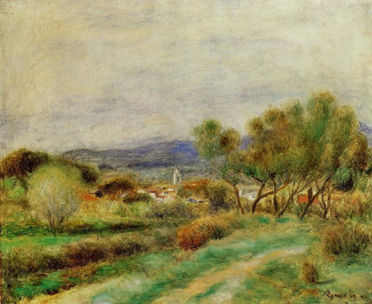 View Of La Sayne by Pierre Auguste Renoir
