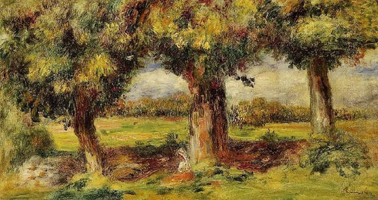 Landscape Near Pont-Aven by Pierre Auguste Renoir