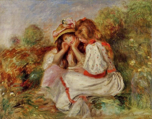 Two Little Girls by Pierre Auguste Renoir