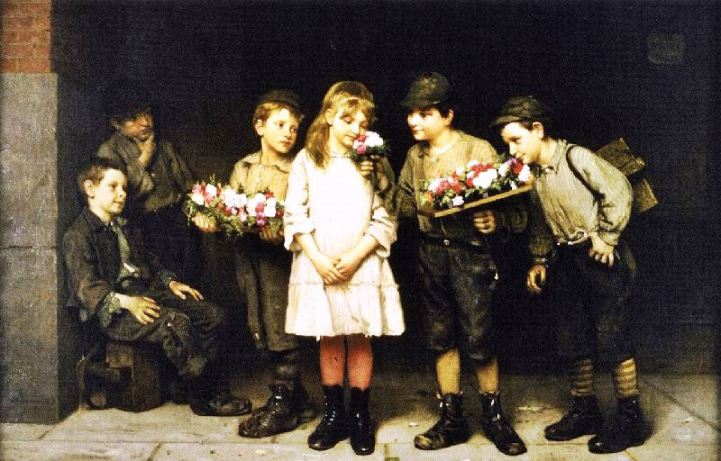 Street Gallantry by John George Brown