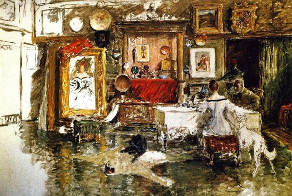 The Tenth Street Studio by William Merritt Chase