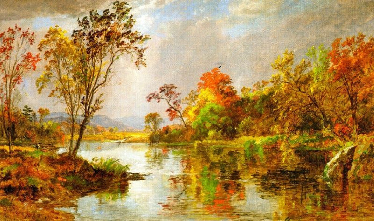 An Autumn Morning by Jasper Francis Cropse