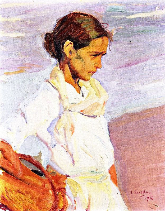 Valencian Fisherwoman by Joaquin Sorolla y Bastida