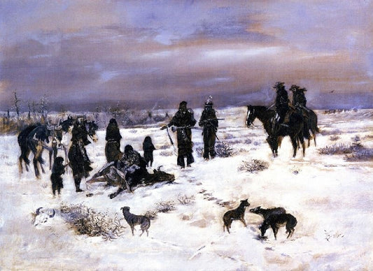 Caught In The Act by Charles Marion Russell