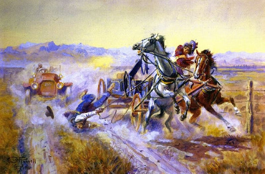 An Old Story by Charles Marion Russell