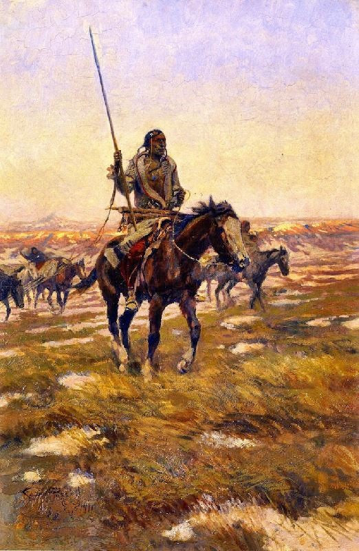 The Hunting Party [No. 3] by Charles Marion Russell
