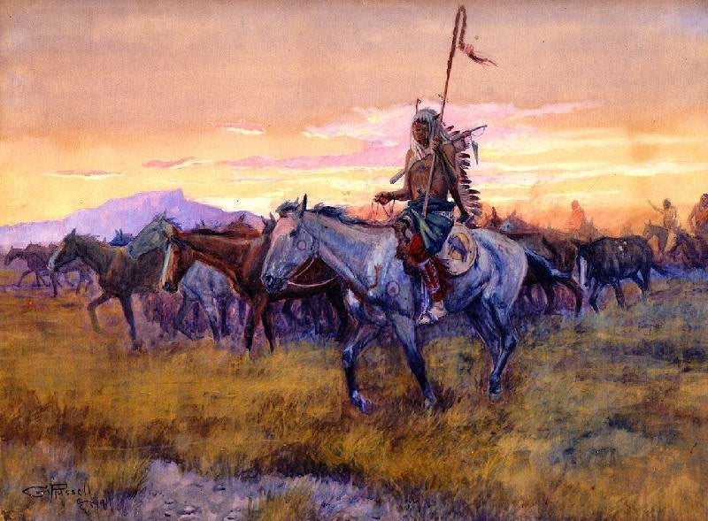 STOLEN HORSES [NO. 3], DETAIL