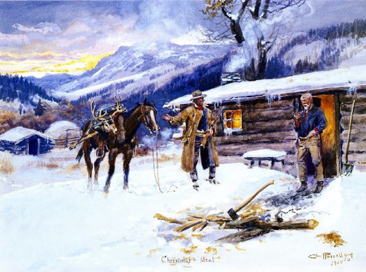 Christmas Meat by Charles Marion Russell