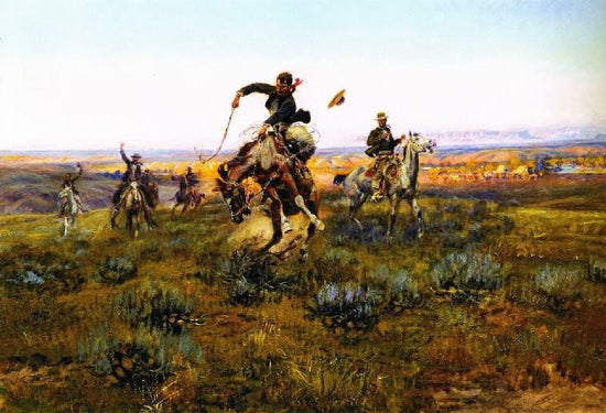A Bad One by Charles Marion Russell