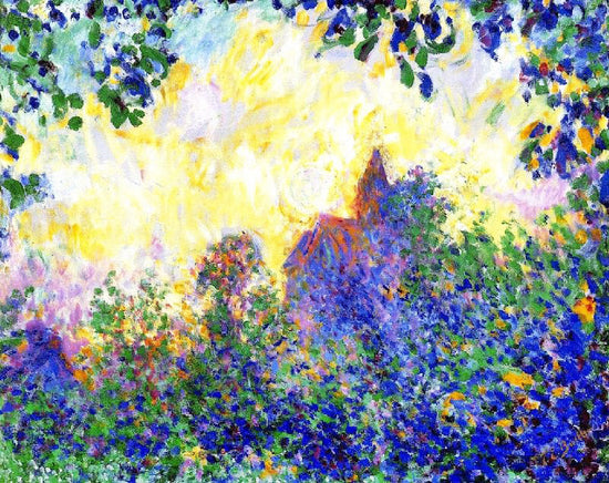 Giverny Church, Sunset by Theodore Earl Butler