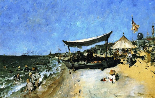 At The Shore by William Merritt Chase
