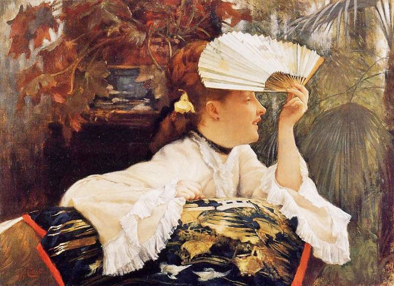 The Fan by James Tissot