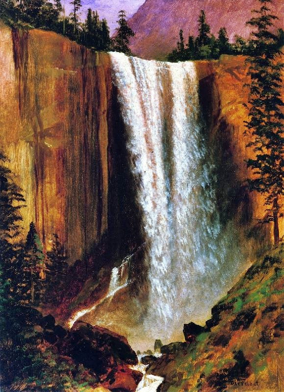 Vernal Fall by Albert Bierstadt