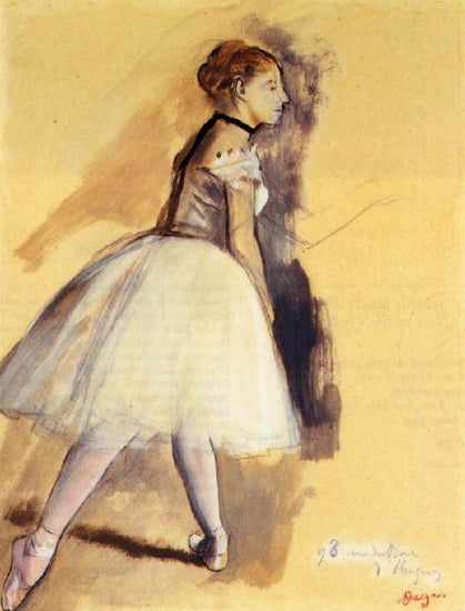 Dancer Standing, Study by Edgar Degas