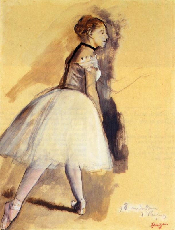 Dancer Standing, Study by Edgar Degas