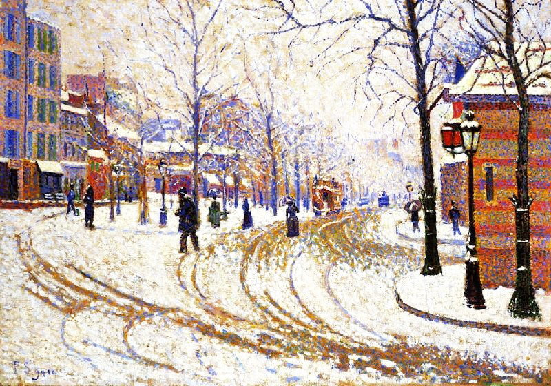 SNOW, BOULEVARD DE CLICHY, PARIS
