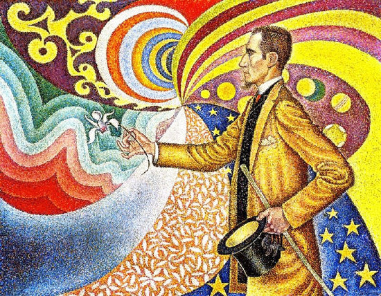 Portrait Of Felix Feneon, Opus 217 by Paul Signac