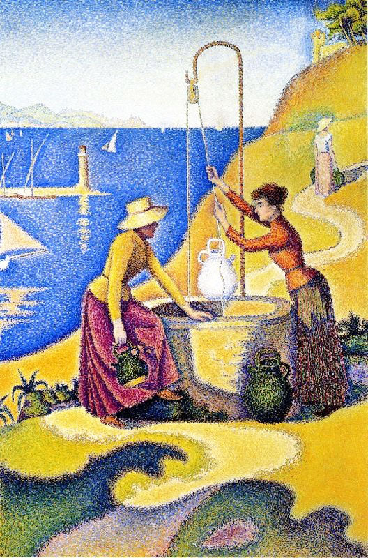 Women At The Well, Opus 238 by Paul Signac