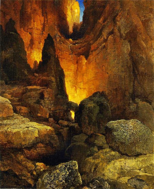 A Side Canyon, Grand Canyon Of Arizona by Thomas Moran