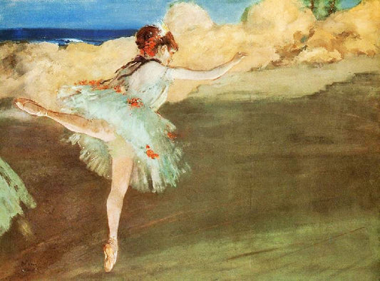 The Star, Dancer On Pointe by Edgar Degas
