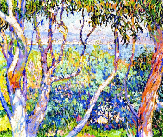 Eucalyptus, At Saint-Tropez by Theo van Rysselberghe