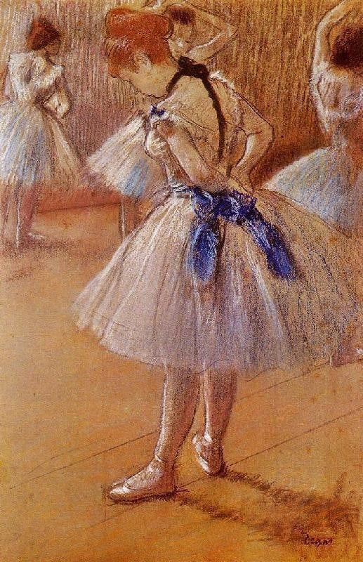 The Dance Studio by Edgar Degas