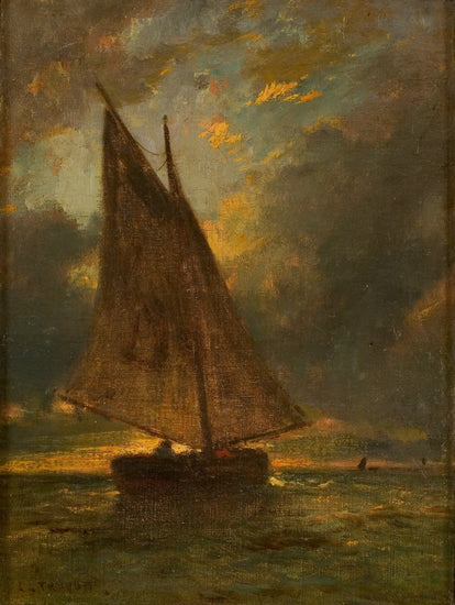 YACHT AT HONFLEUR