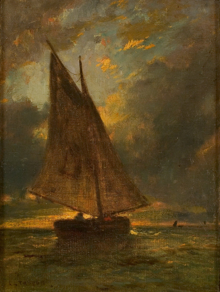 YACHT AT HONFLEUR