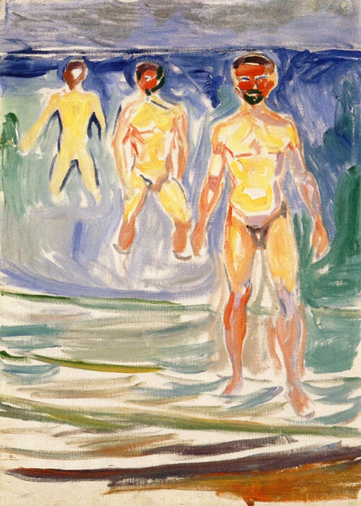 BATHING MEN