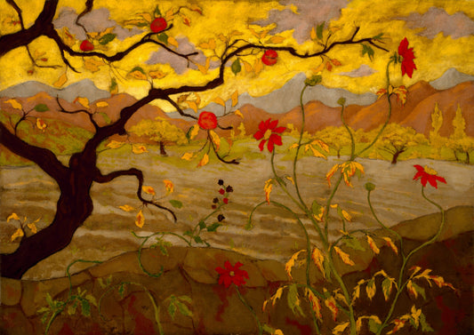 APPLE TREE WITH RED FRUIT