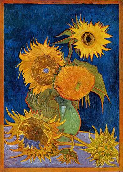STILL LIFE: VASE WITH TWELVE SUNFLOWERS