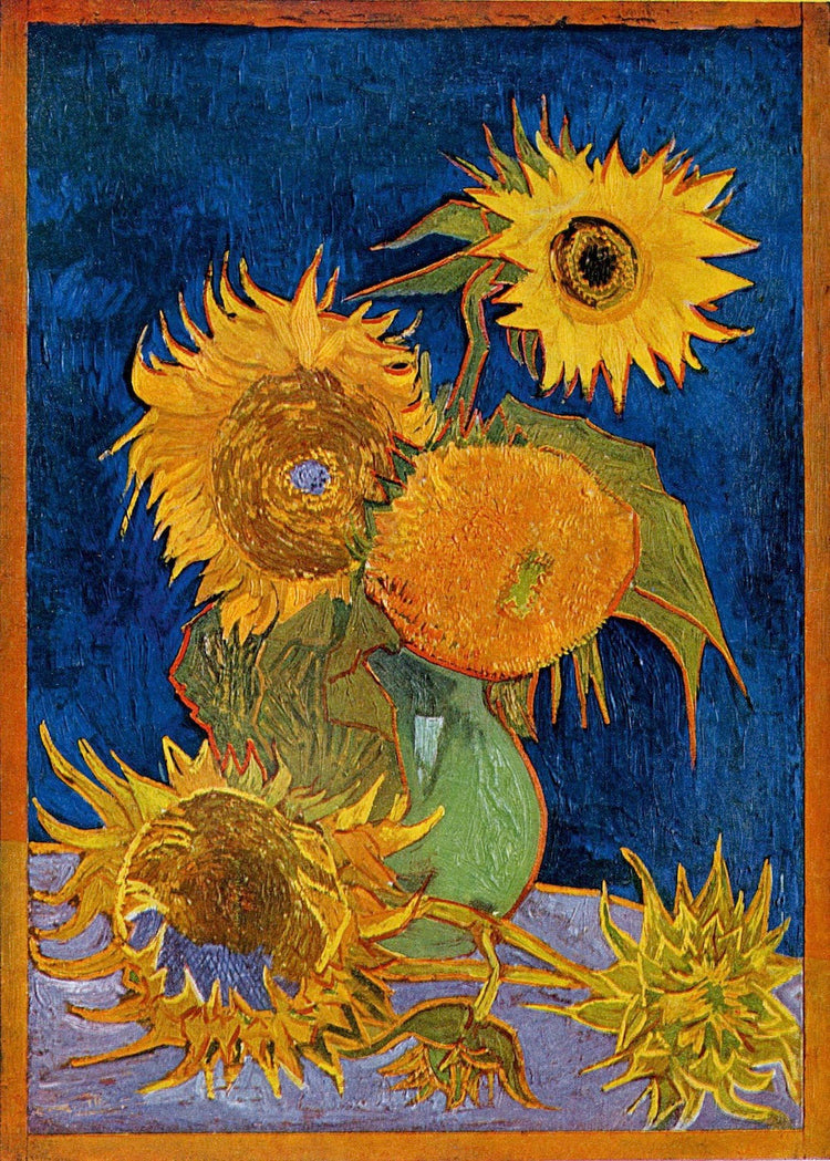 STILL LIFE: VASE WITH TWELVE SUNFLOWERS