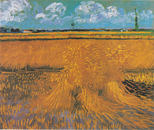 WHEAT FIELD WITH SHEAVES, 1888