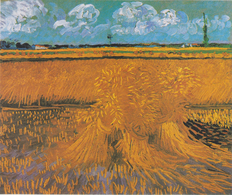 WHEAT FIELD WITH SHEAVES, 1888