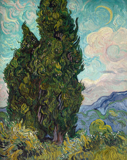 Cypresses by Vincent van Gogh