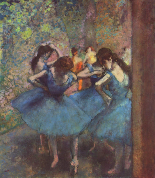 DANCERS IN BLUE