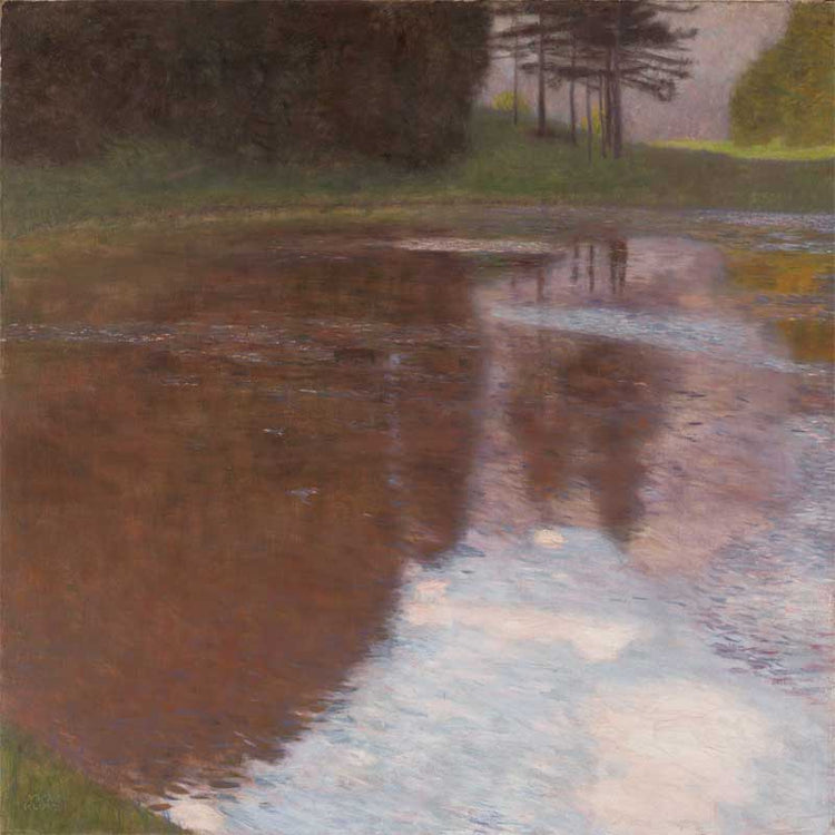 Tranquil Pond (Egelsee Near Golling, Salzburg), 1899 by Gustav Klimt